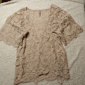 R&B lace cardigan